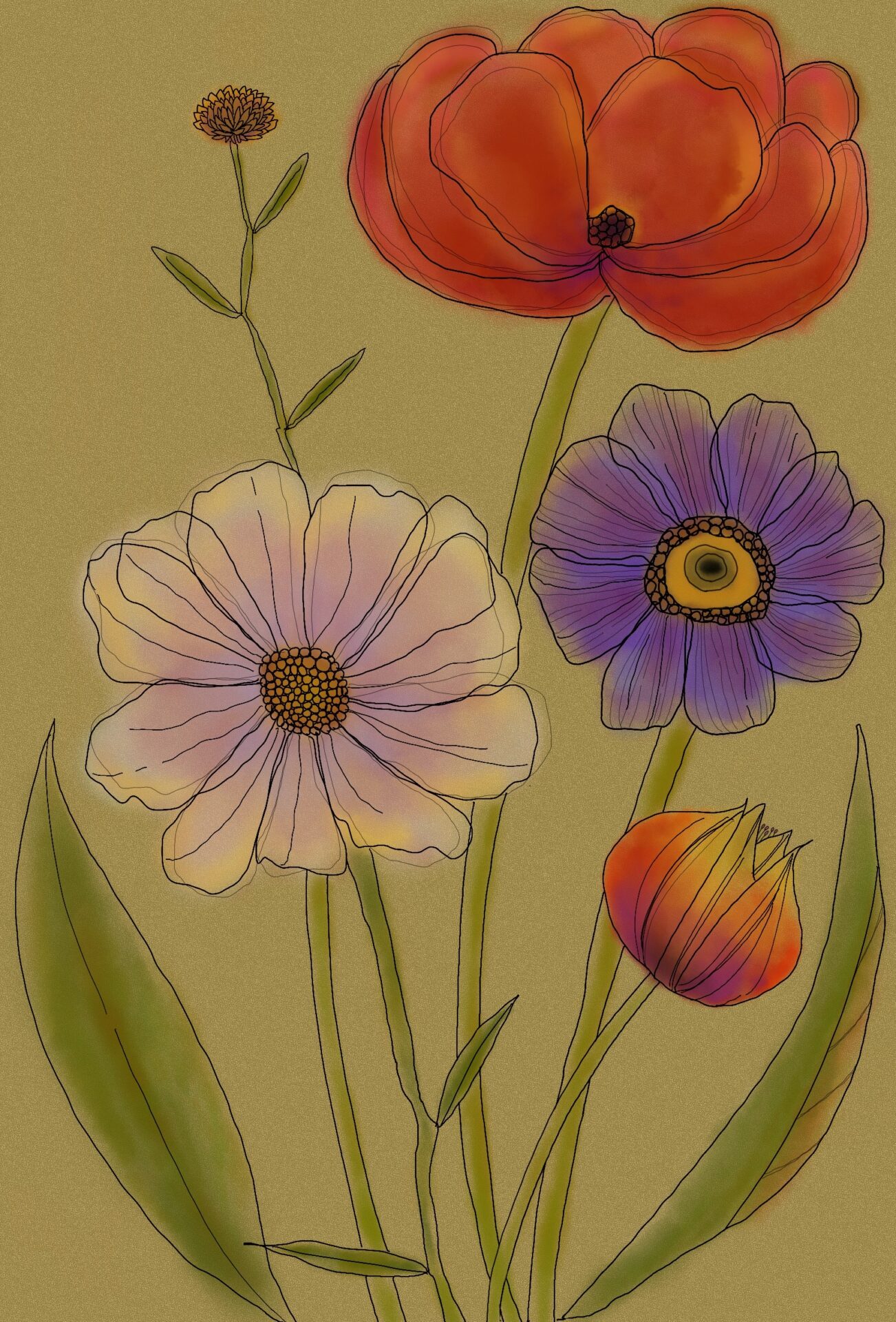 花の絵です 花の絵です