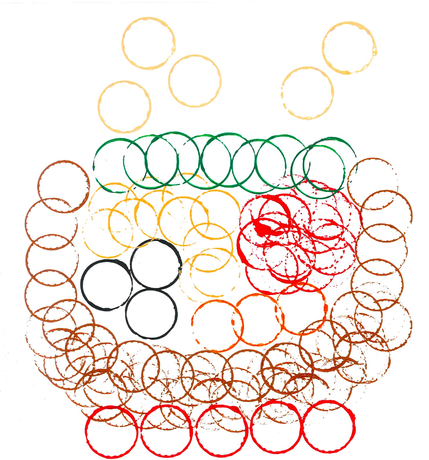 なべ　スタンプアート