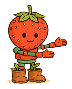 へたまる右向き切り抜き