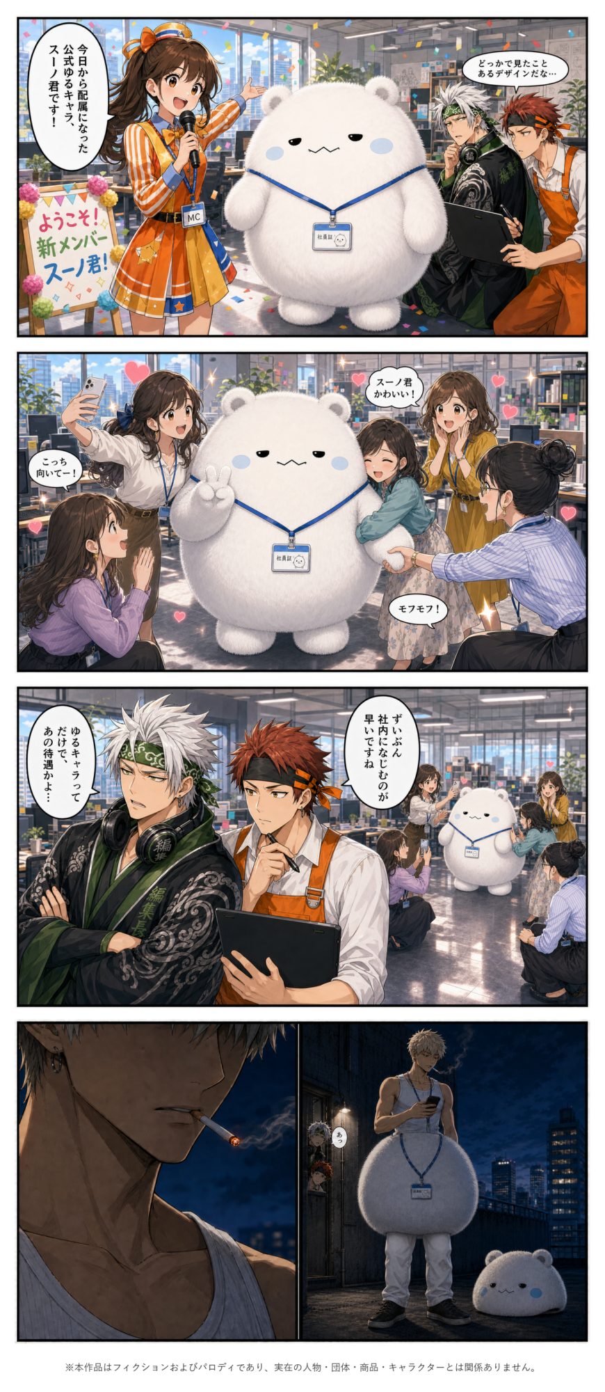 スーノ君配属マンガ